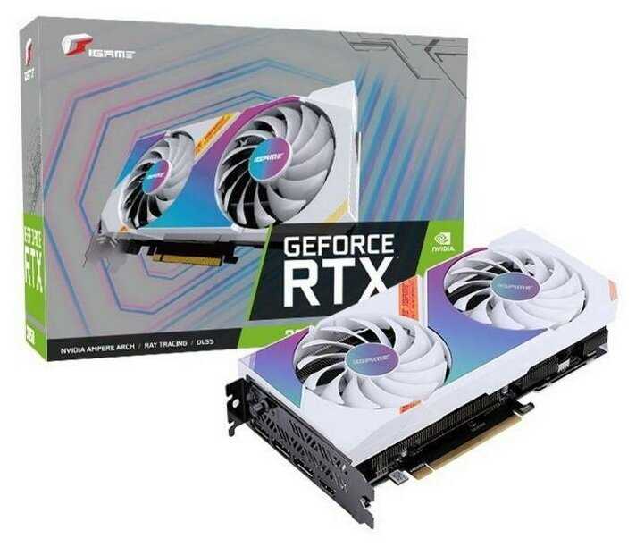 Видеокарта Colorful iGame GeForce RTX 3050 Ultra W DUO OC 8G-V 8GB