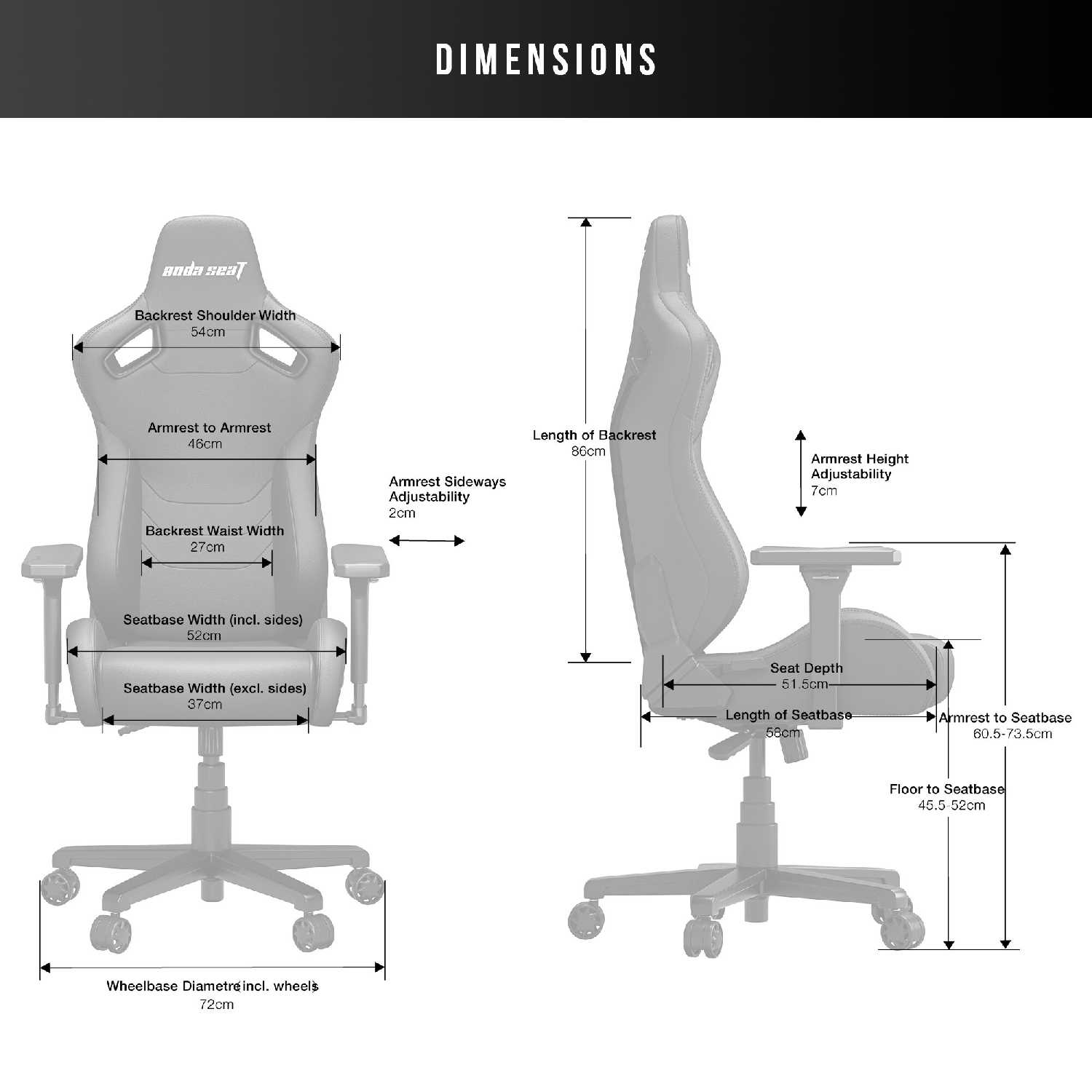 Компьютерное кресло AndaSeat Kaiser Frontier (Size M) фотография 18
