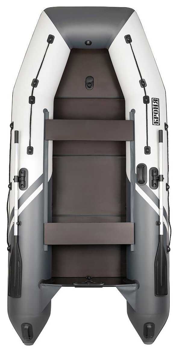 Лодка ПВХ Броня-320 СК слань+киль фотография 1