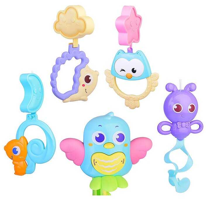 Карусель на кроватку Мобиль музыкальный Совушка, в коробке Дарите радость! UT0010 фотография 2