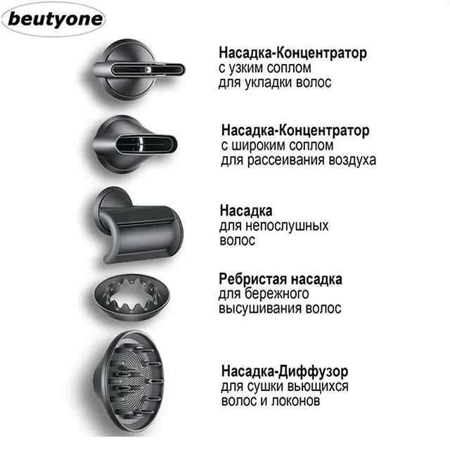Профессиональный фен для волос beutyone 10 В 1 фотография 33