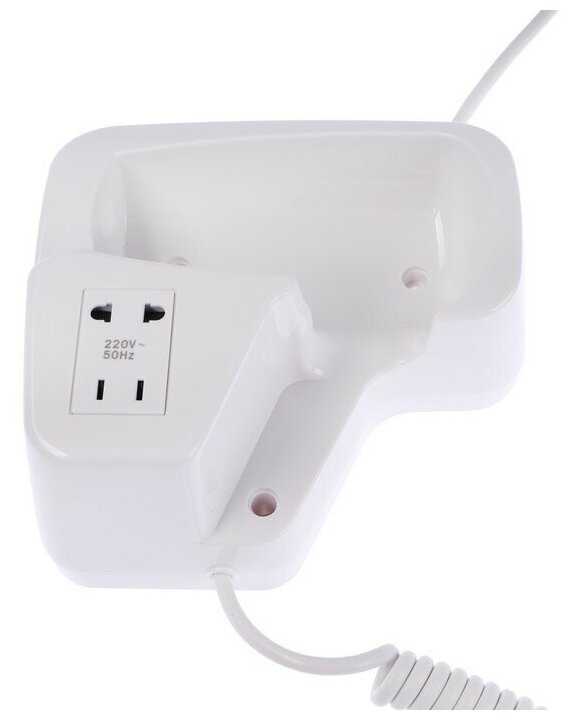 Фен для волос Luazon Home LGE-007, 1600 Вт, 2 скорости, крепление (в компл.), белый фотография 7