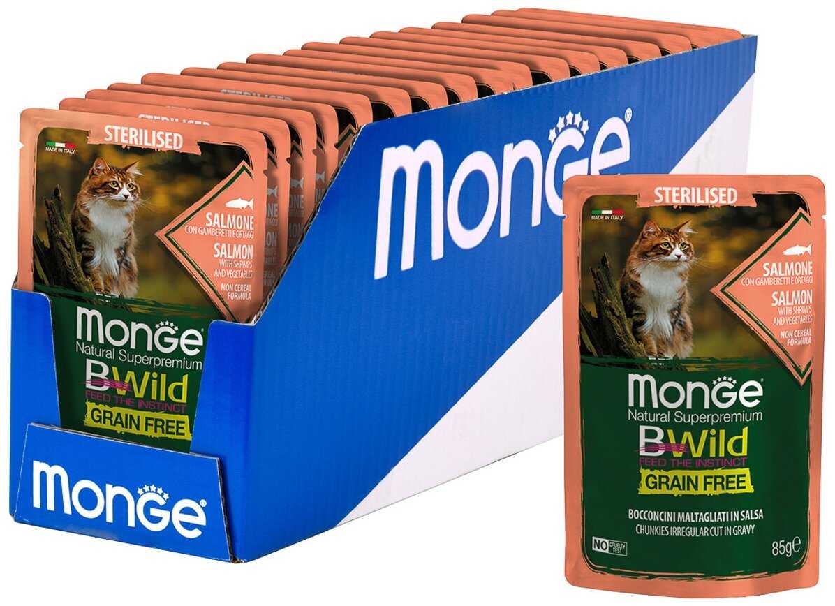 Корм Monge BWILD Feed the Instinct (кусочки в соусе) фотография 10