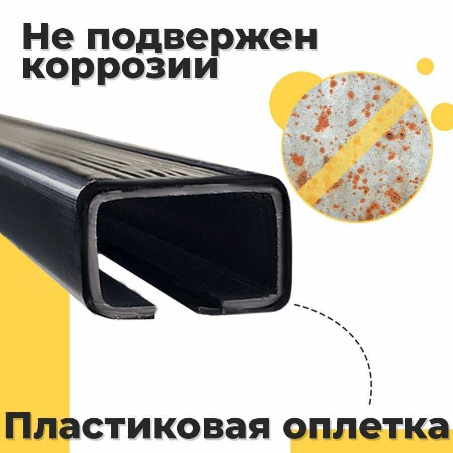 Багажник на крышу автомобиля Шевроле Ланос 2002-2009 / Chevrolet Lanos Sens Шанс Комплект креплений на гладкую крышу со стальными поперечинами / Автобагажник с дугами фотография 2