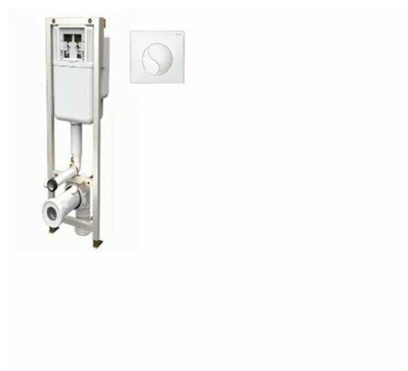 Комплект инсталляция для унитаза SIAMP ВСМ 536 (клавиша белая)