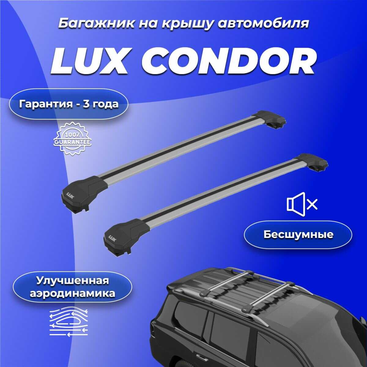 Багажник на крышу LUX CONDOR для Haval Dargo (2023-) фотография 7