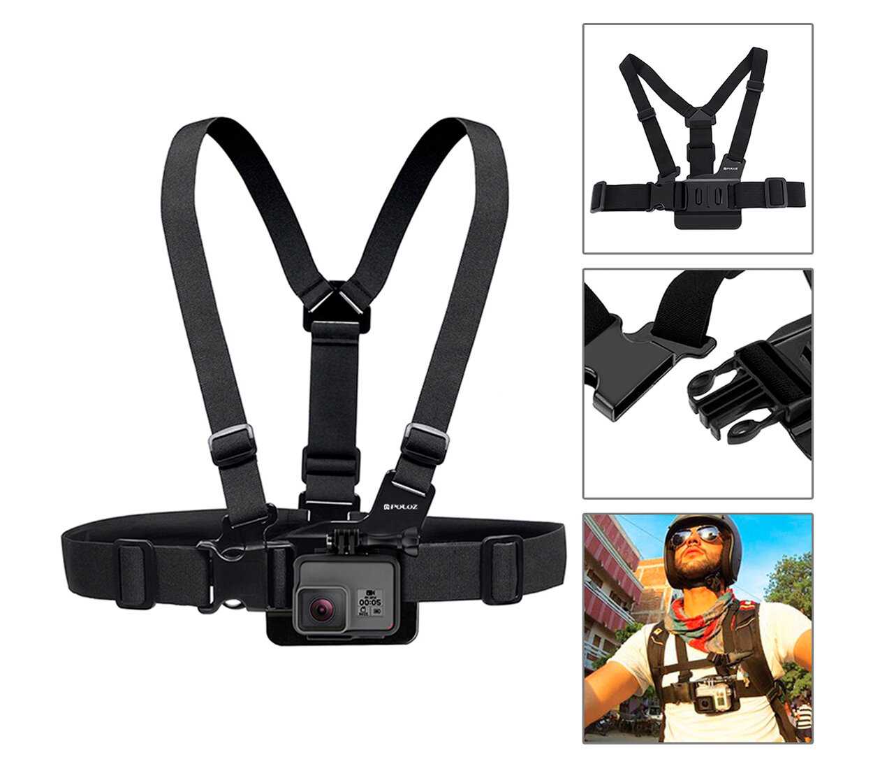 Комплект аксессуаров Puluz Accessories Combo Kit 45 в 1 (PKT10) фотография 3