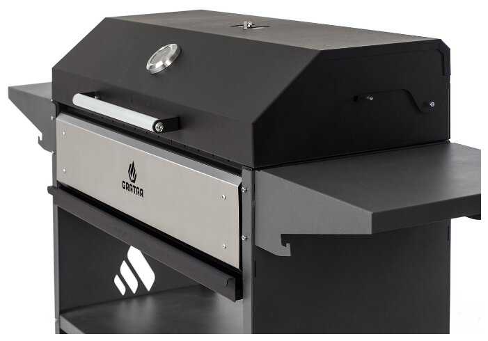 Гриль на дровах Gratar Professional Optima BBQ, 44.5х158.2х111 см фотография 6