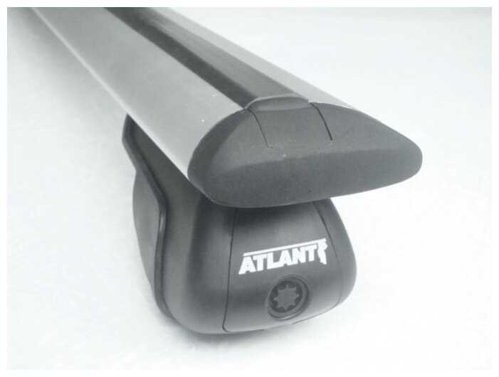 Багажник на крышу Atlant, 8824+8810, крыловидные дуги 1,26м на Опель Антара 2007-2017, арт:21220-17 фотография 9