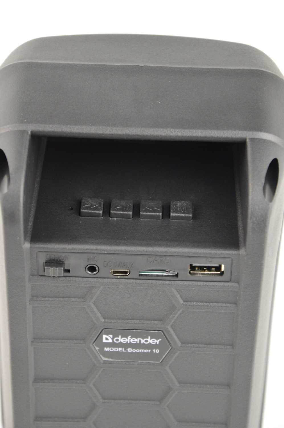 Портативная колонка Defender Boomer 10 (5Вт) фотография 17