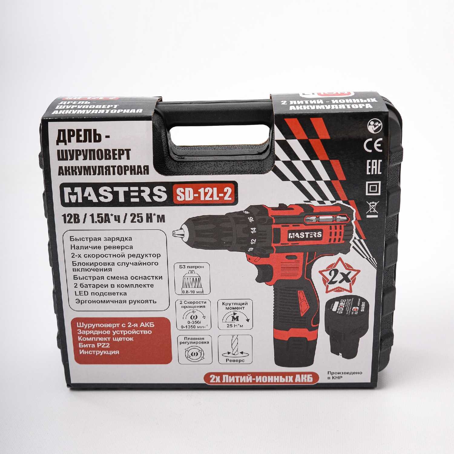 Аккумуляторная дрель-шуруповерт SD-12L-2 фотография 10