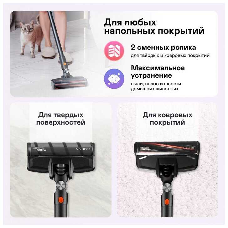 Пылесос вертикальный беспроводной Garlyn M-3500 фотография 5