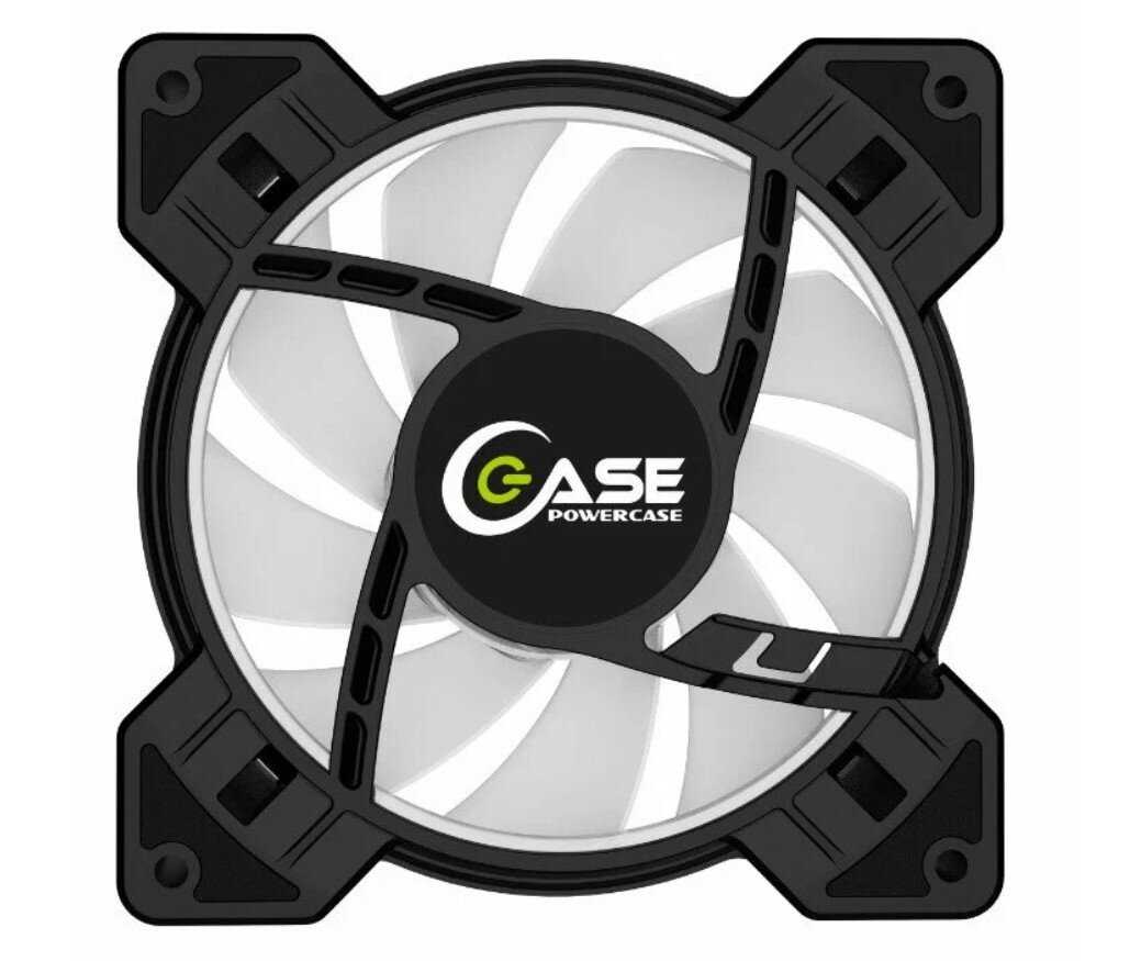 Вентилятор для корпуса POWERCASE M6-14-LED (140mm) фотография 7