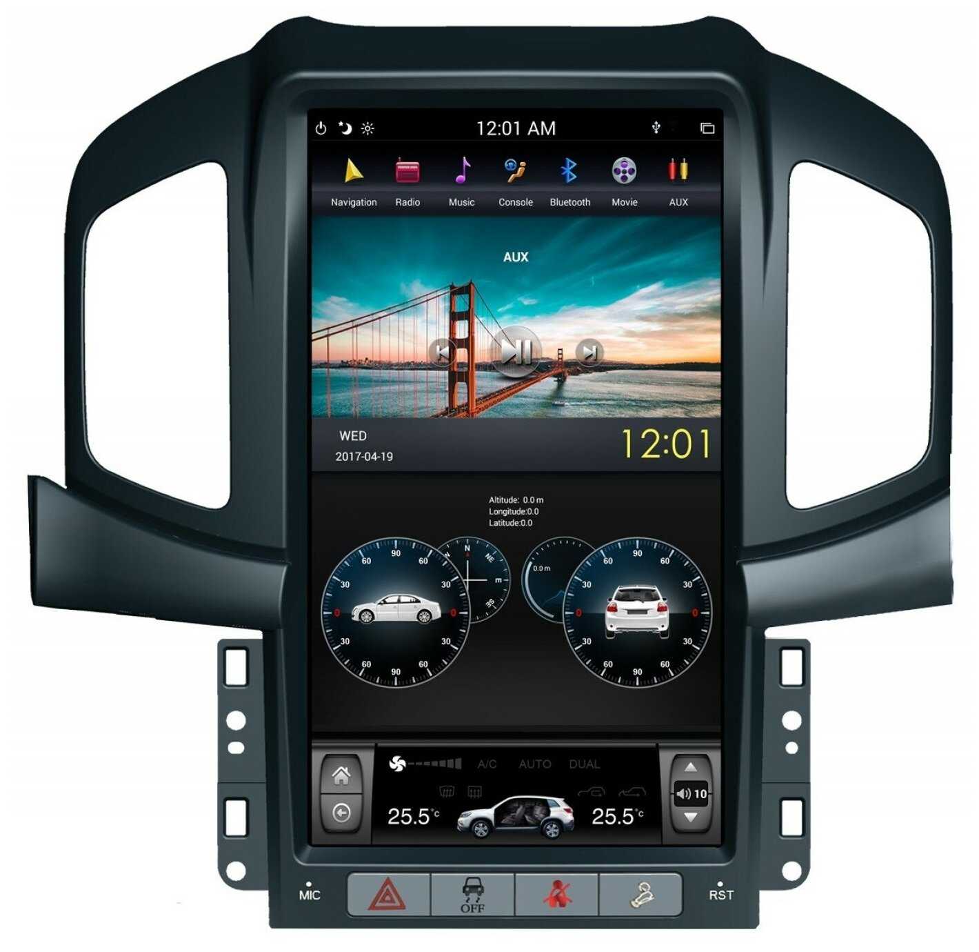 Штатная магнитола для Chevrolet Captiva 2011-2015 - Carmedia ZF-1803-Q6 (