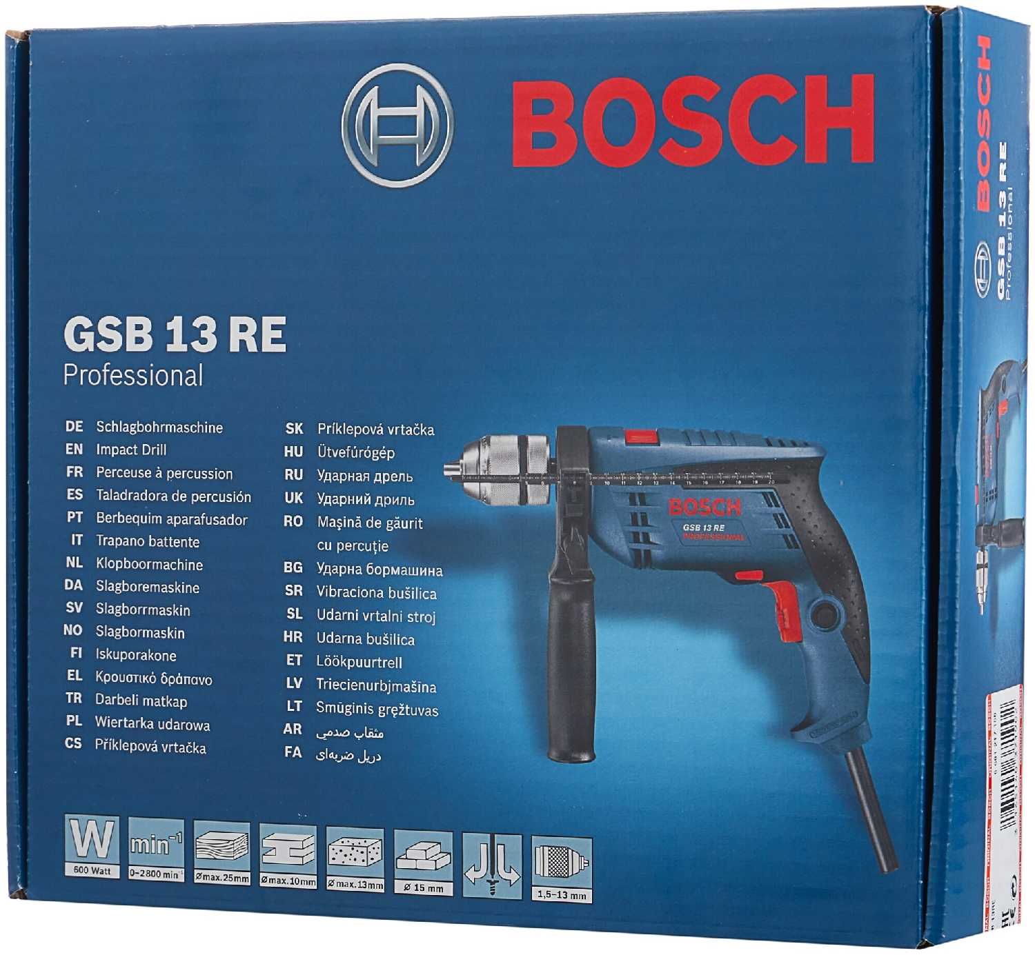 Дрель ударная BOSCH GSB 13 RE [600 Вт] [0 601 217 100] фотография 1