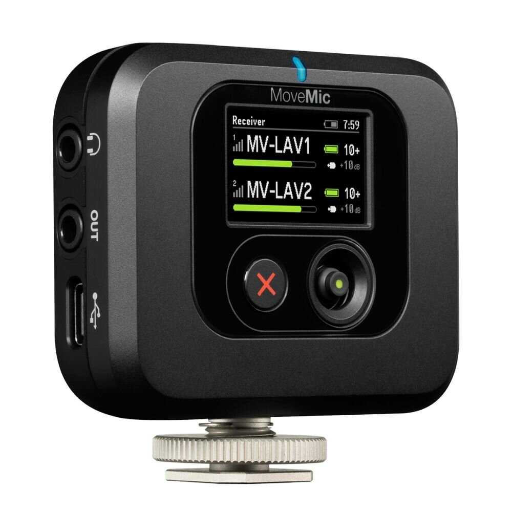 Беспроводная микрофонная система Shure MoveMic Two Receiver Kit (двухканальная) фотография 3