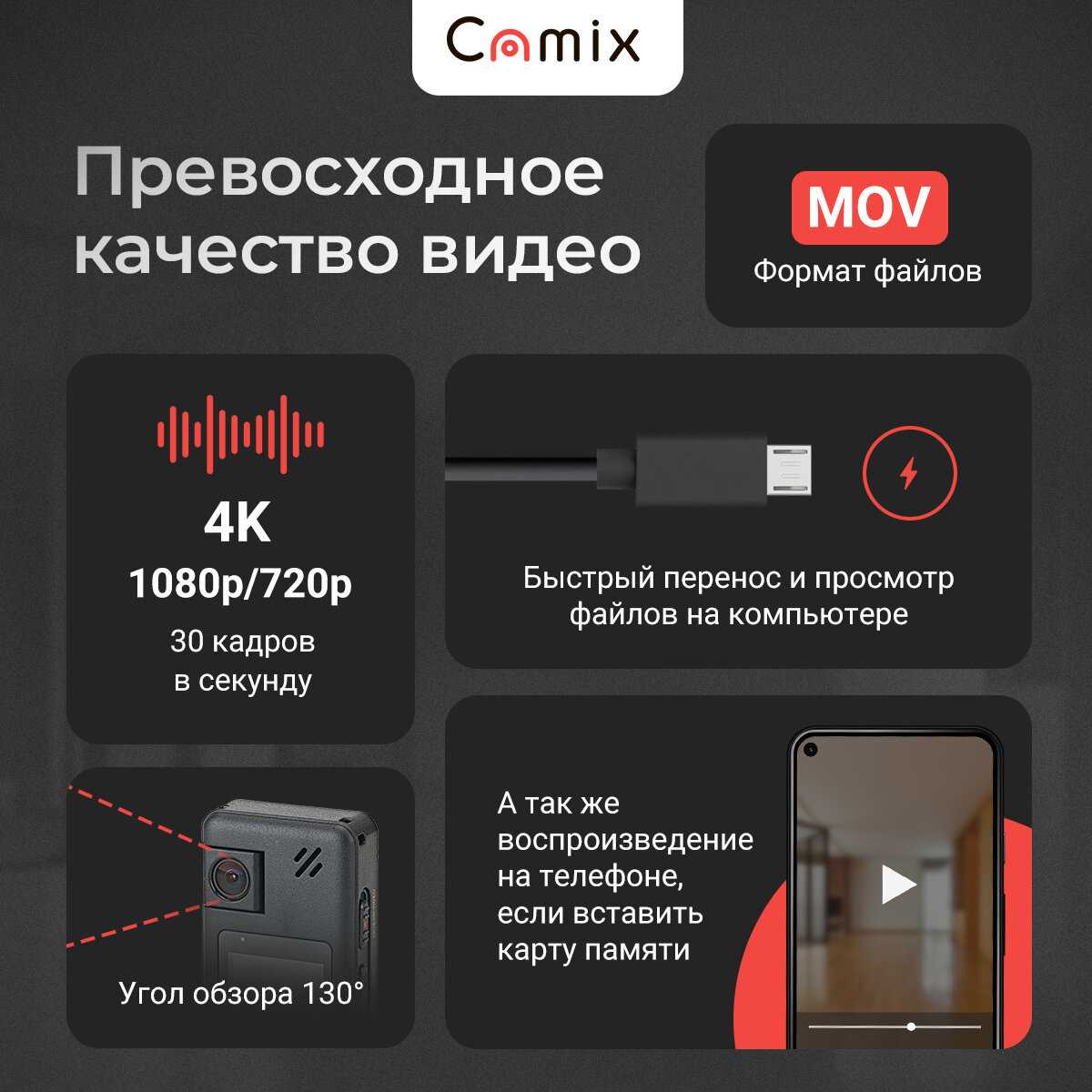 Мини видеокамера Camix DV380 фотография 1
