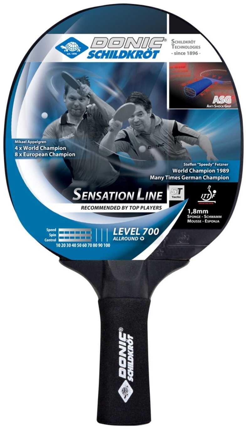 Ракетки для настольного тенниса Donic-Schildkroet Sensation 700 фотография 5