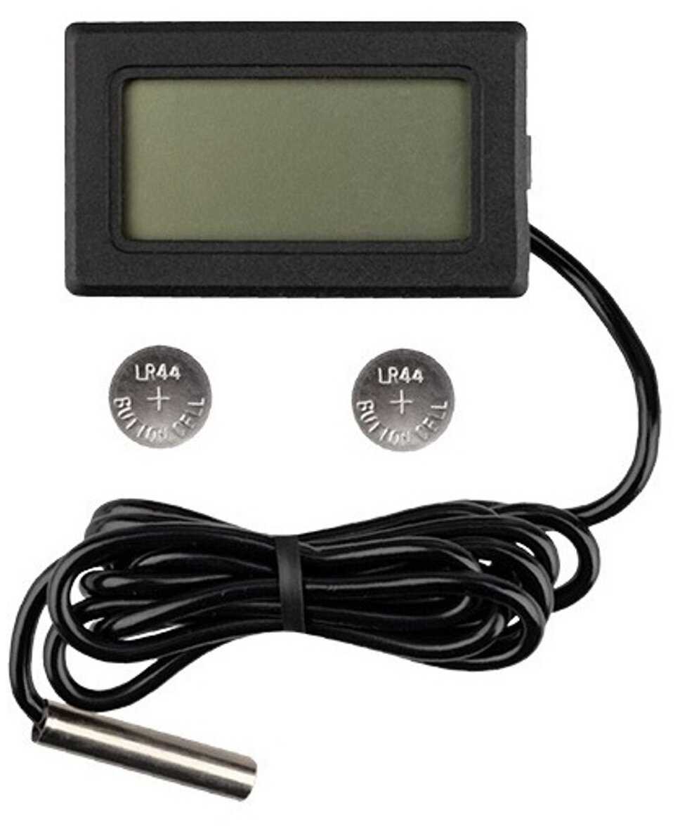 Термометр электронный, FY 10, ЖК дисплей с выносным датчиком фотография 1