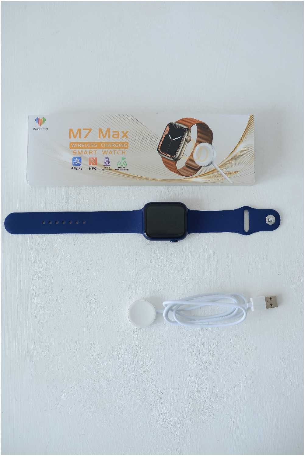 Умные часы Smart watch M7 Pro Max, 45mm, цвет синий фотография 2