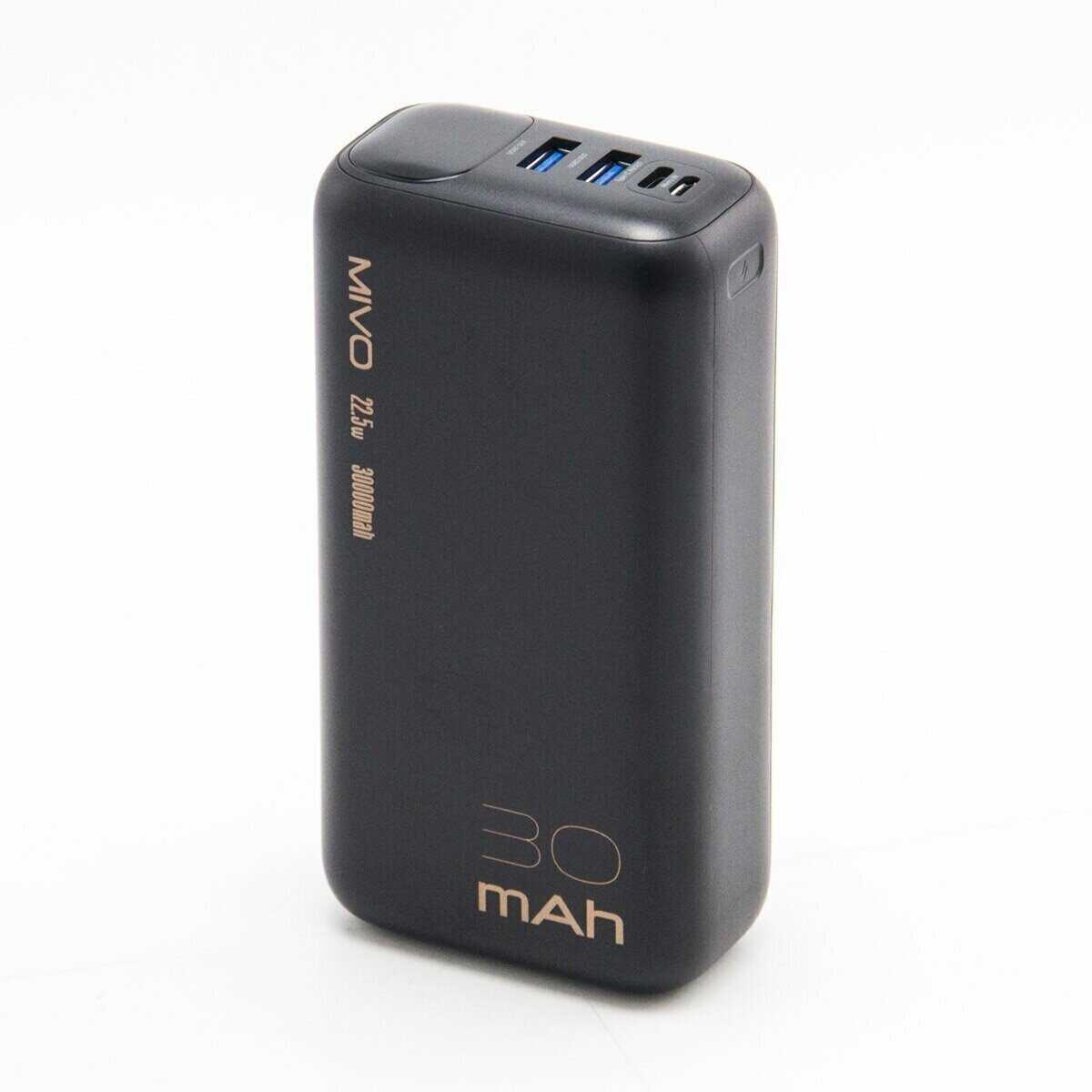 Портативный аккумулятор MIVO MB-308Q (30000 mAh) фотография 3