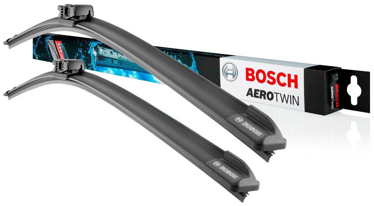 Щетка стеклоочистителя бескаркасная Bosch Aerotwin Multi-Clip AM469S, 2 шт. фотография 1