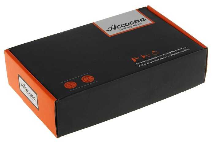 Смеситель для раковины (умывальника) Accoona H64 A4864, рычажный фотография 4