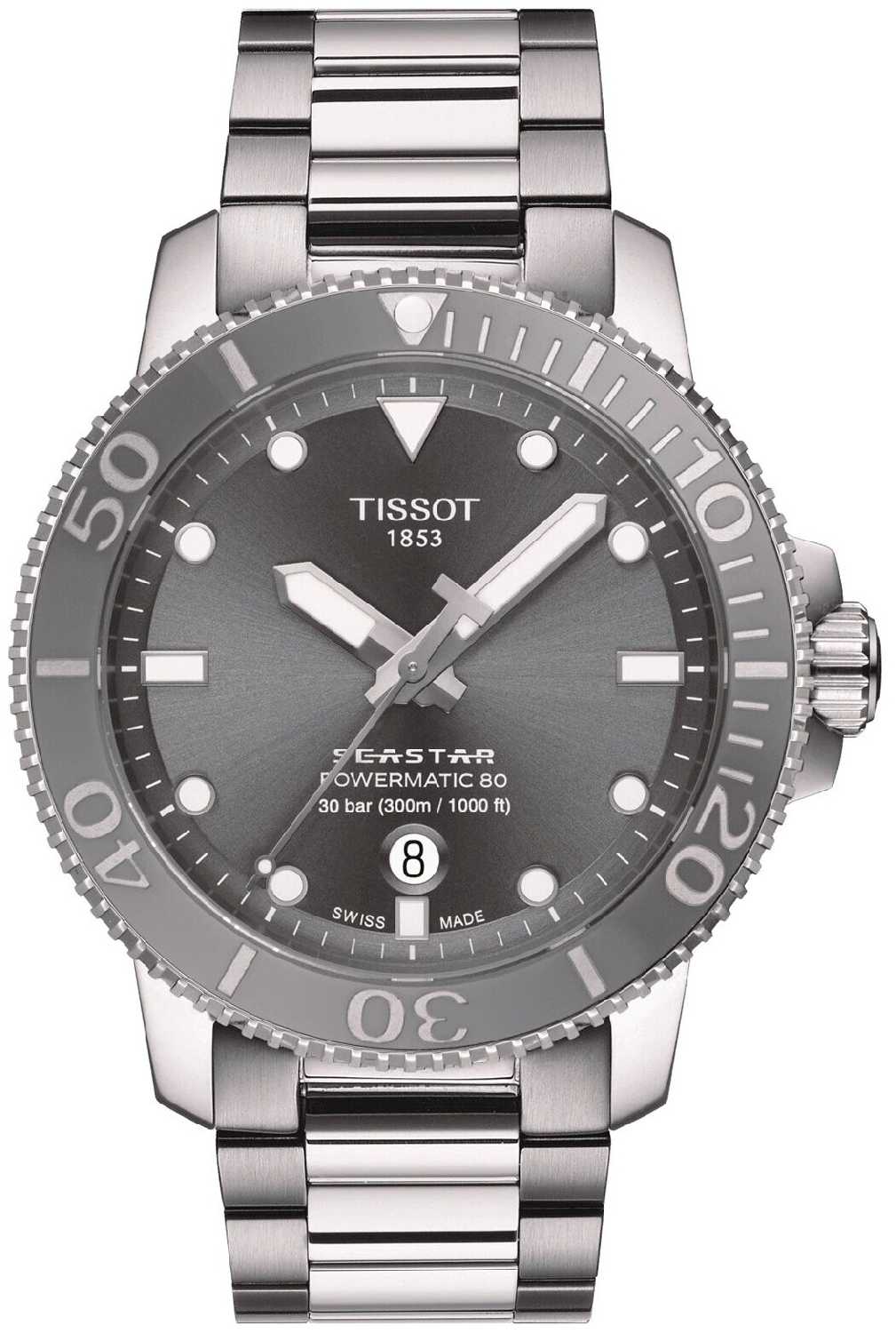 Часы Tissot Seastar 1000 Powermatic 80 T120.407.11.081.01