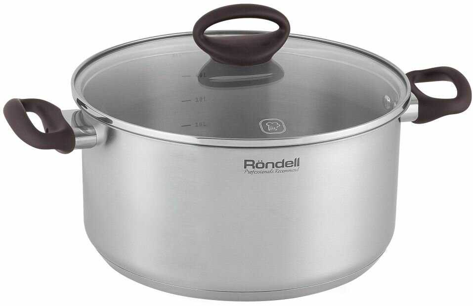 Кастрюля с крышкой Rondell Tierno [RDS-1593] [4.8л, d 24см]