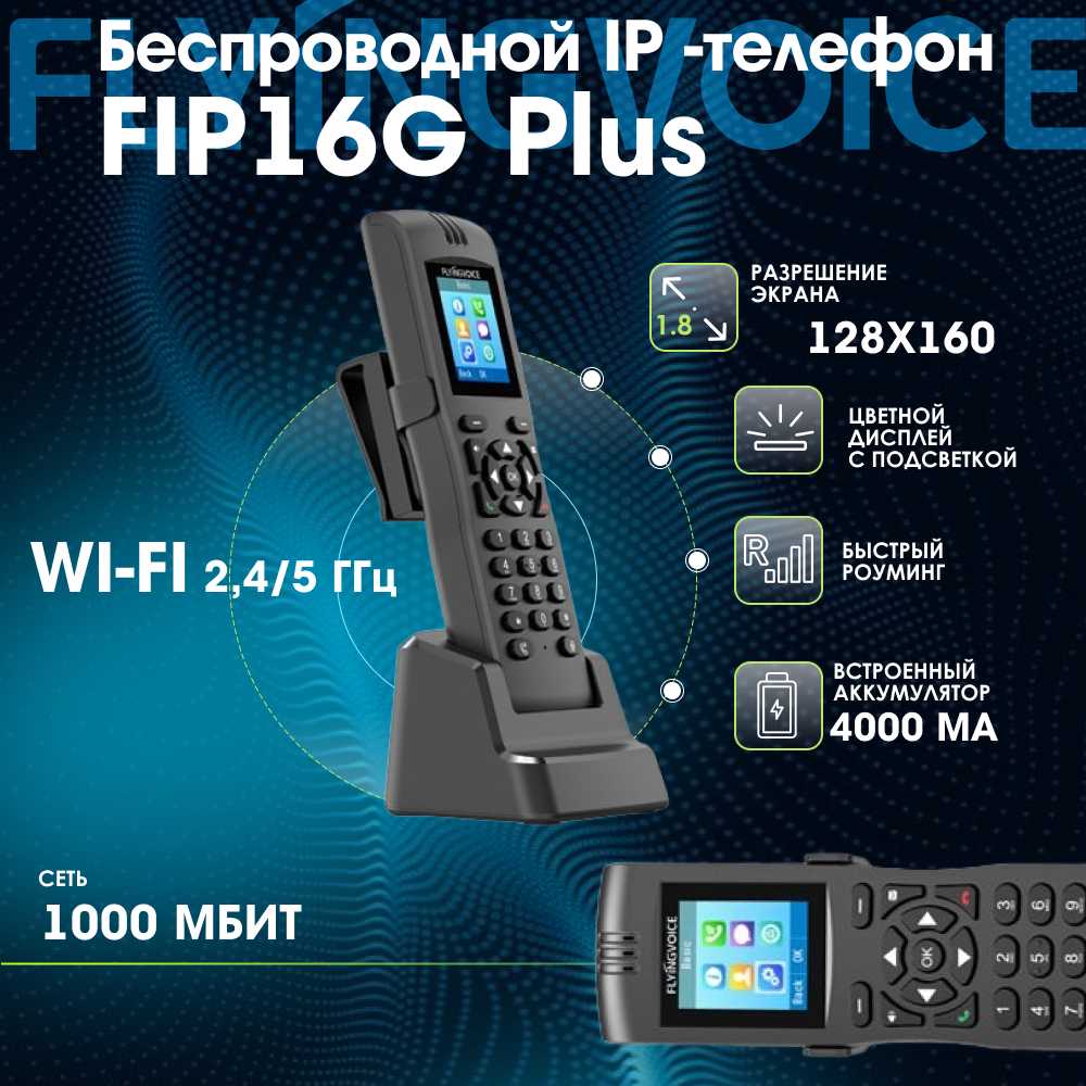 IP-телефон FLYINGVOICE FIP16Plus