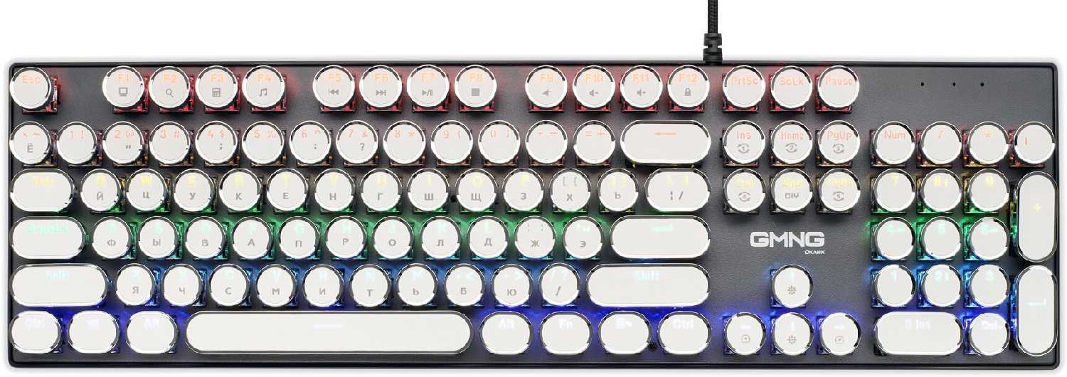 Клавиатура Оклик 905GK механическая USB Multimedia for gamer LED фотография 20
