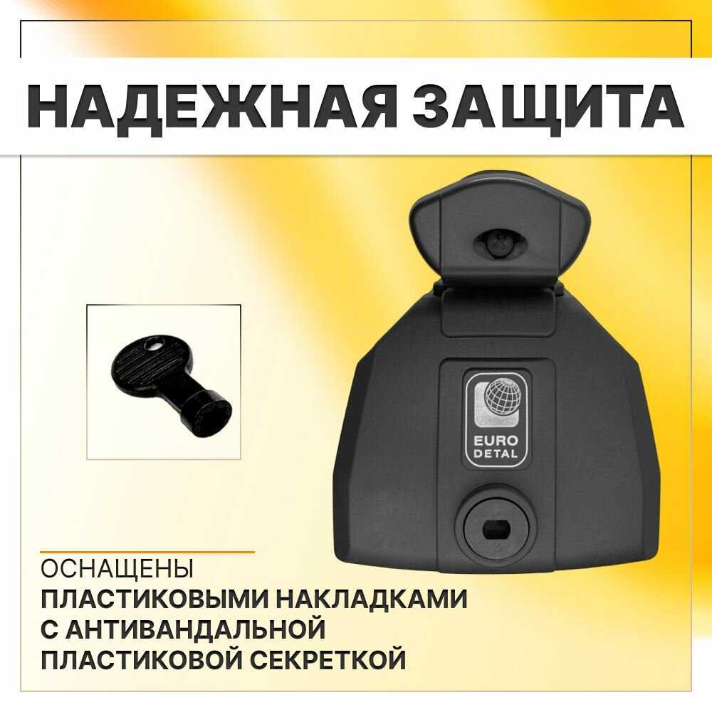 Багажник на рейлинги Lada Largus Багажник на крышу с квадратными поперечинами фотография 6