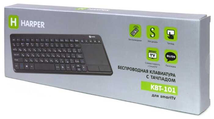 Клавиатура HARPER KBT-101 Black USB фотография 3