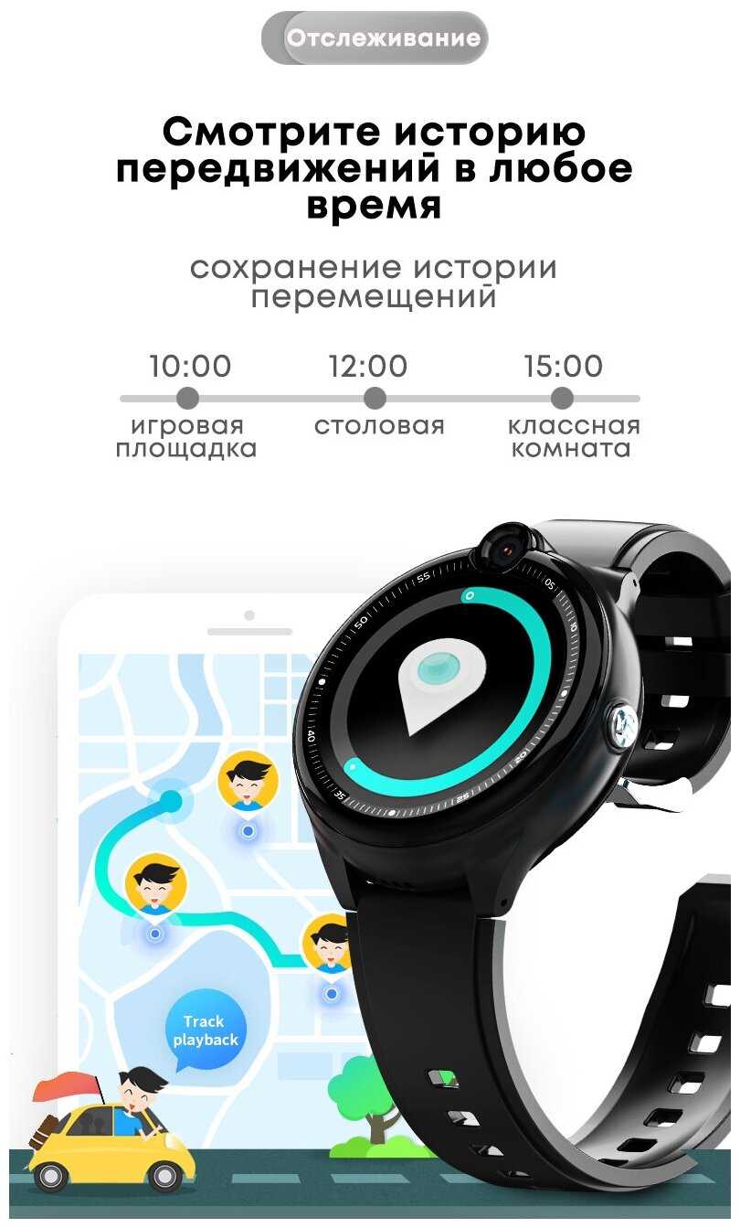 Детские смарт часы Wonlex Smart Baby Watch KT26 (4G) фотография 3