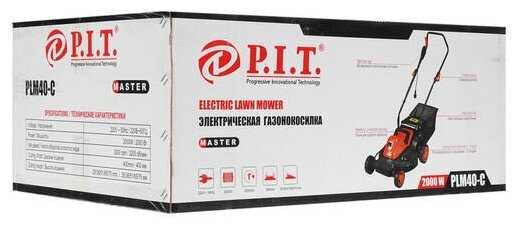 Электрическая газонокосилка P.I.T. PLM40-C фотография 9