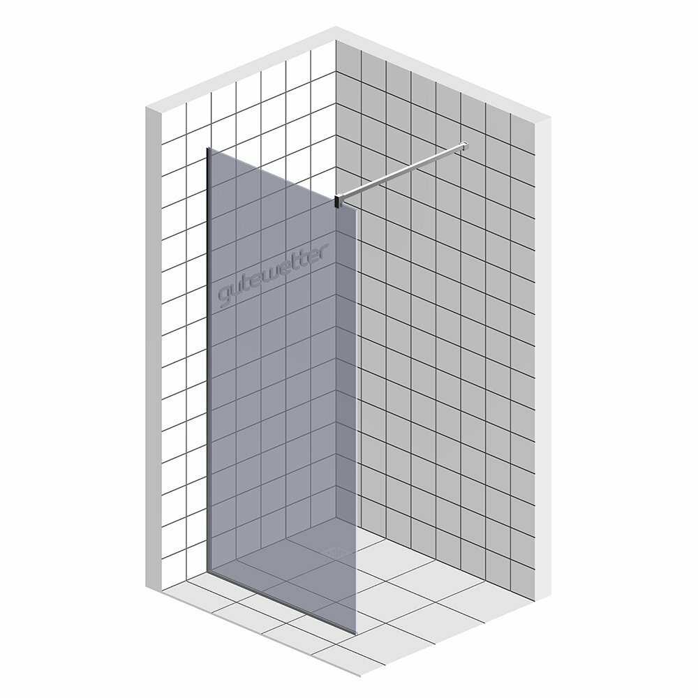 Душевая перегородка GWMPWA8STB 70x198 см, стекло закаленное 8 мм фотография 5