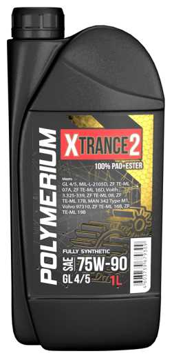Масло трансмиссионное Polymerium XTRANS 75W-90 фотография 6