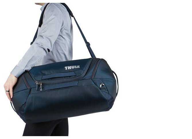 Сумка дорожная THULE, отделение для обуви, фиксирующие ремни, плечевой ремень фотография 8