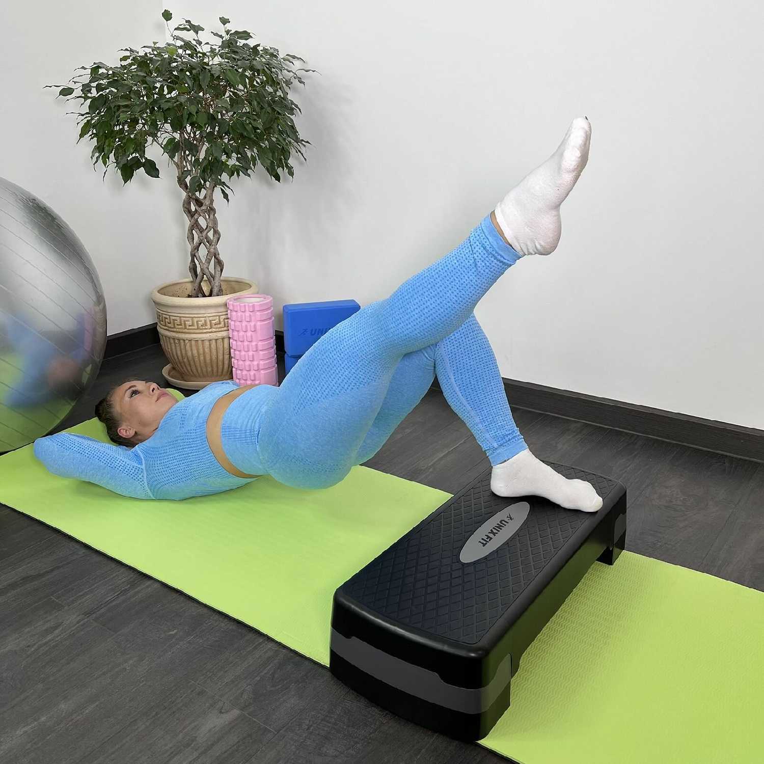 Степ-платформа UNIX Fit (3 уровня, 80 см) фотография 16