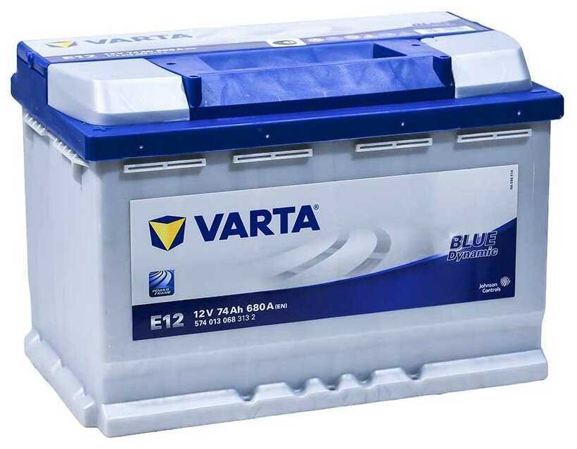 Автомобильный аккумулятор VARTA Blue Dynamic E12 (574 013 068) фотография 5