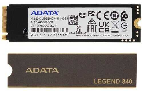Твердотельный накопитель ADATA Legend 840 (ALEG-840-512GCS) фотография 7