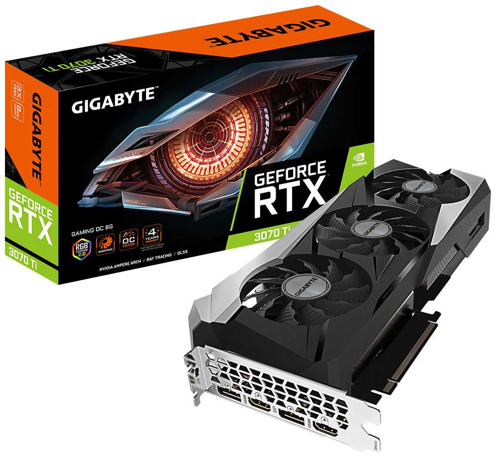 Видеокарта GIGABYTE GeForce RTX 3070 Ti GAMING OC 8G (GV-N307TGAMING OC-8GD) фотография 8