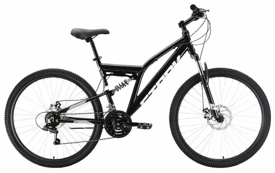 Велосипед Stark'21 Jumper 27.1 FS D серый/чёрный S