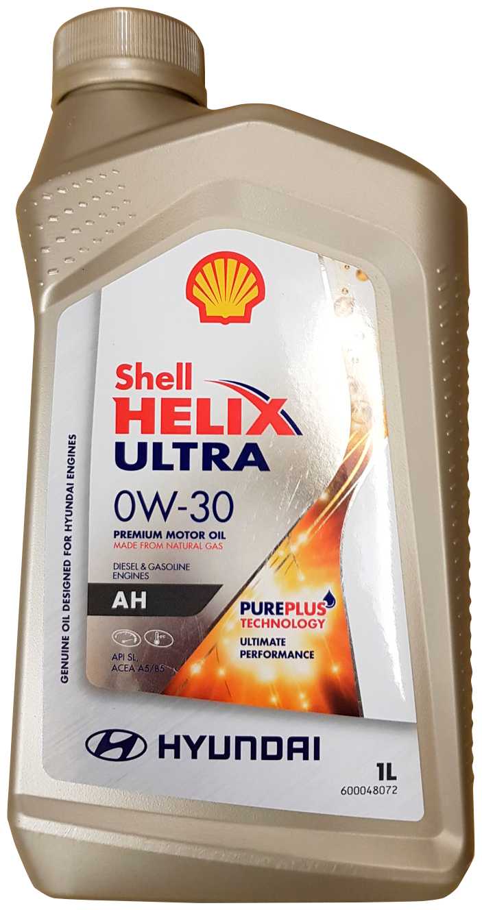 Синтетическое моторное масло SHELL Helix Ultra AH A5/B5 0W-30