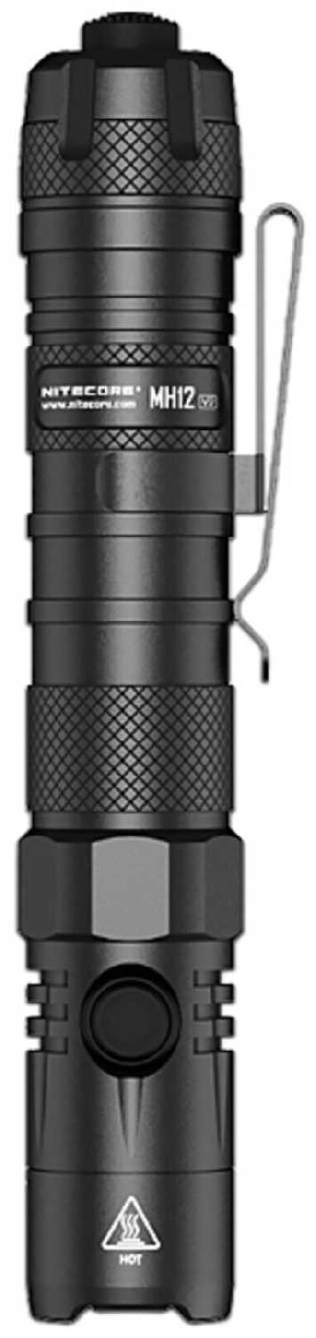 Фонарь Nitecore MH12V2 влагозащищенный, ударопрочный, 202 метра, 1200 люмен фотография 3