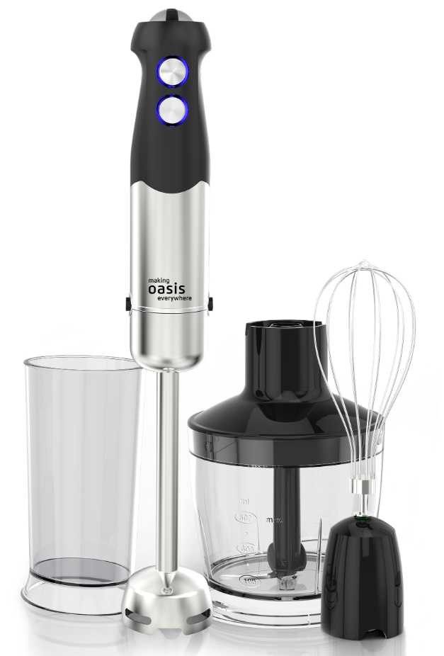 Блендер погружной ручной кухонный миксер making Oasis everywhere (BL-150B) фотография 25