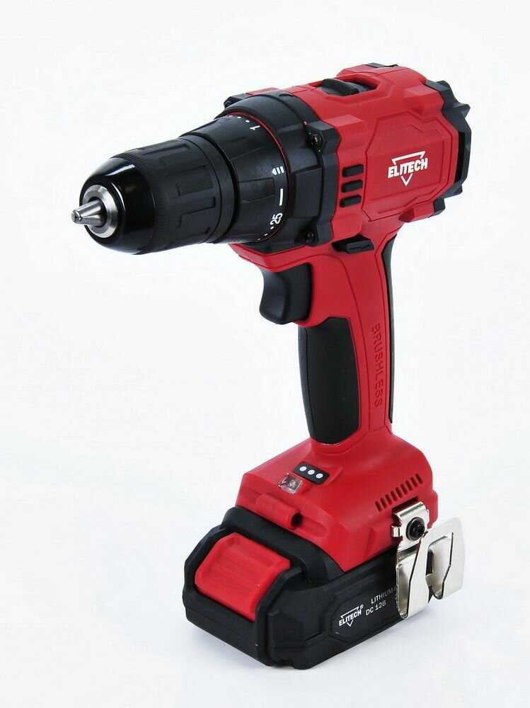 Аккумуляторная дрель-шуруповерт ELITECH ДА 20БЛ2 [20В, 50 Нм, BL мотор, 2,0 Ач, 4,0 Ач] фотография 3