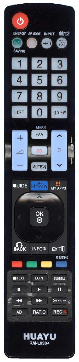 Универсальный пульт LG Универсальный пульт для телевизоров LG фотография 14