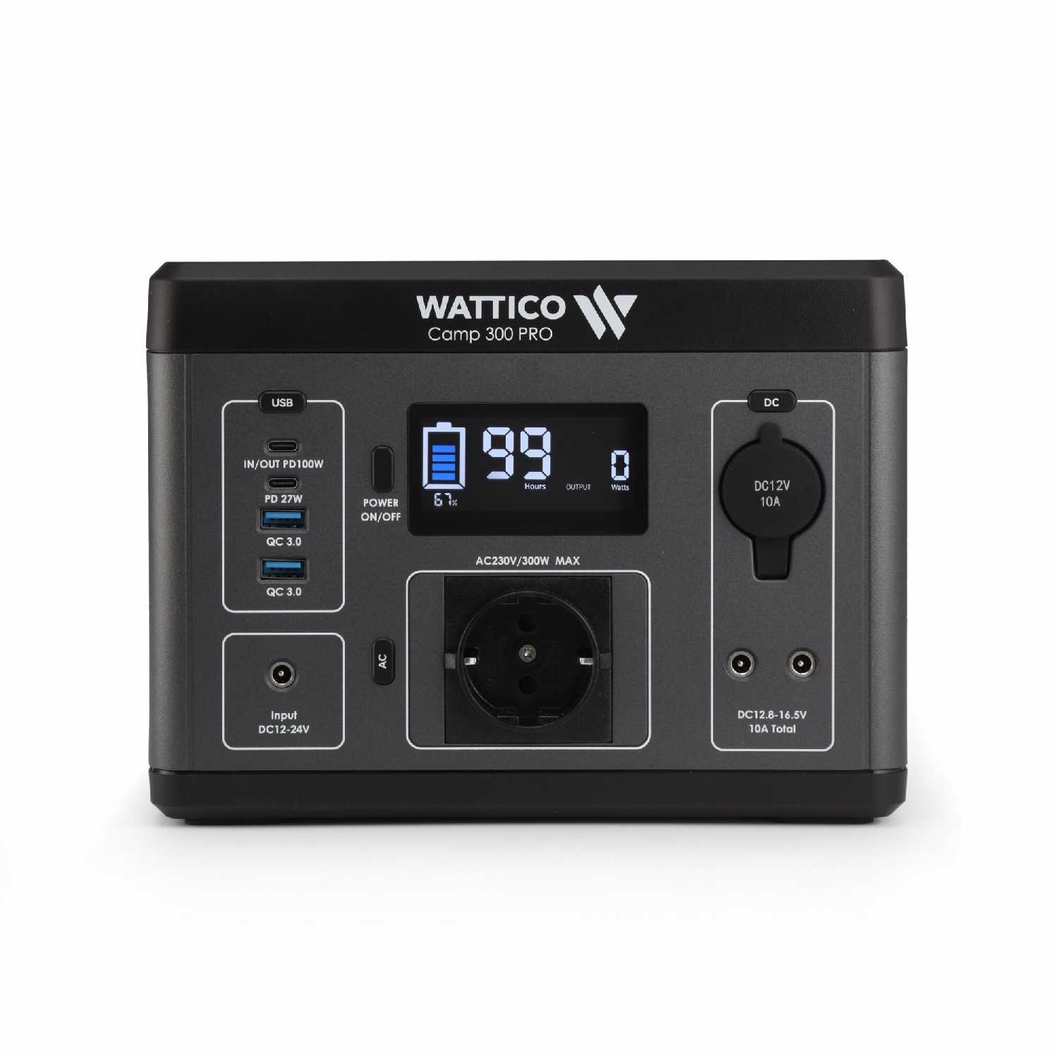 Портативная электростанция WATTICO Camp 300 Pro (78000 мАч) фотография 8
