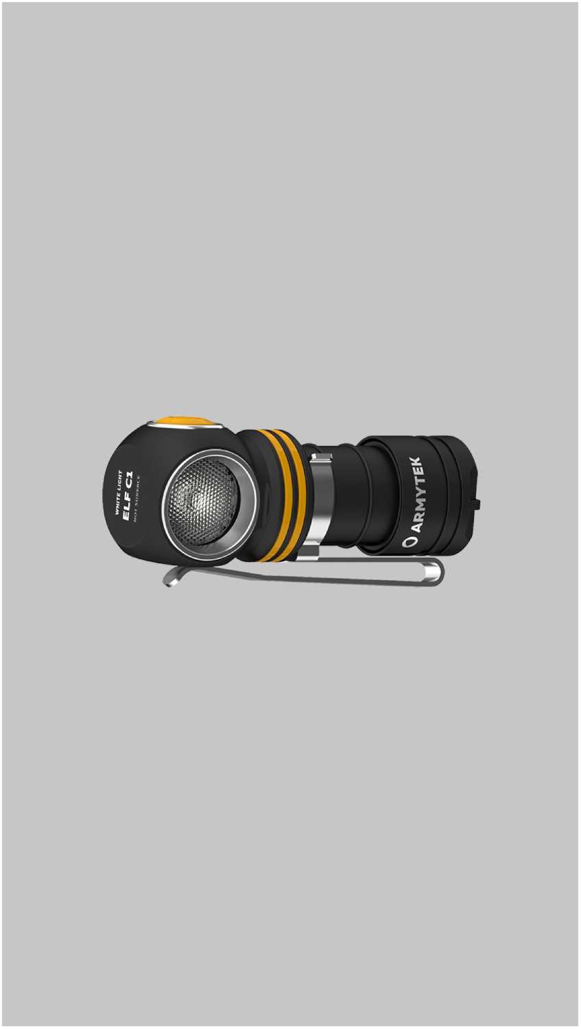 Фонарь Armytek Elf C1 Micro-USB F05002C, ручной, налобный, велосипедный, кемпинговый, светодиодный, автомобильный, магнитный